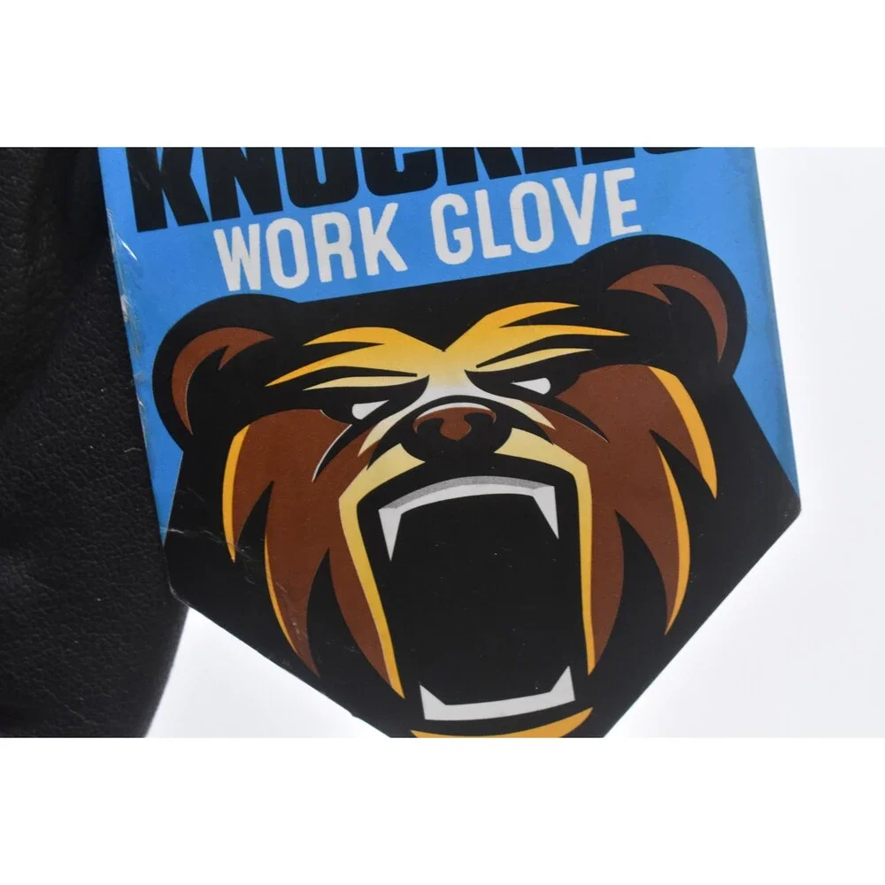 Bear Knuckles D409 Fleece Lined Leather Work Gloves XL Black Water Resistant